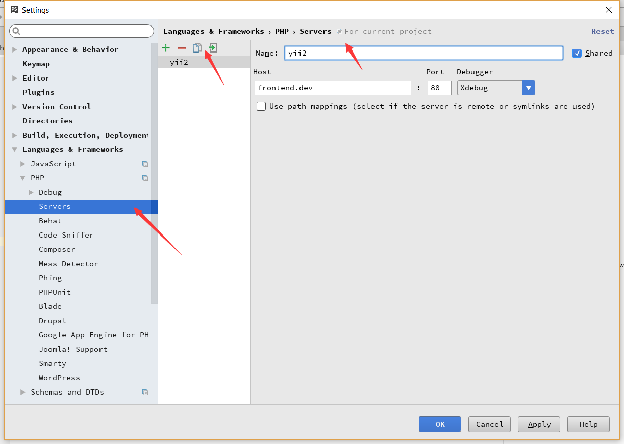 default php host